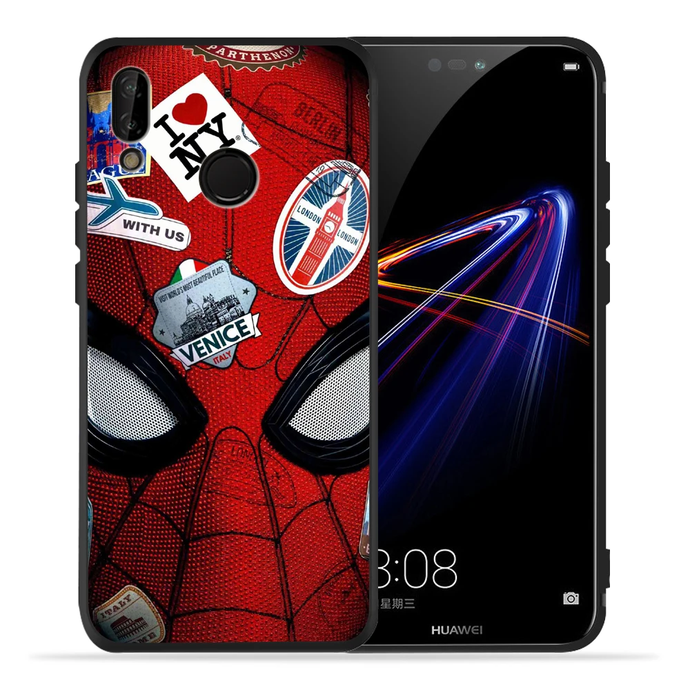 Чехол для huawei P20 Lite P30 Pro P10 Lite P8Lite P9Lite чудо-яд Дэдпул Человек-паук Мягкий чехол для huawei P Smart