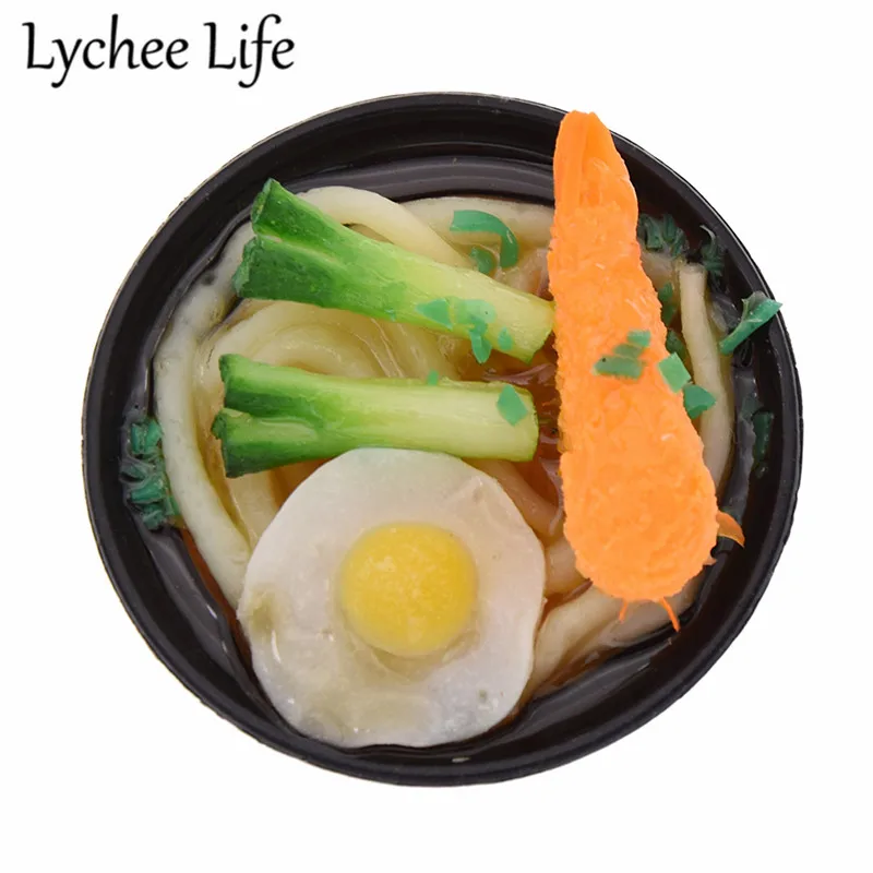 Ramen холодильник для пищи магнитная наклейка Дети как чаша магнит на холодильник в форме Японии стиль кухонное украшение для дома - Цвет: Egg Fried Prawn Leek
