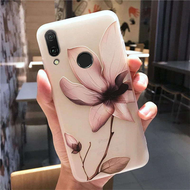 Чехол для huawei Honor 10 lite Мягкий Роскошный силиконовый 3d милый Оригинальный чехол