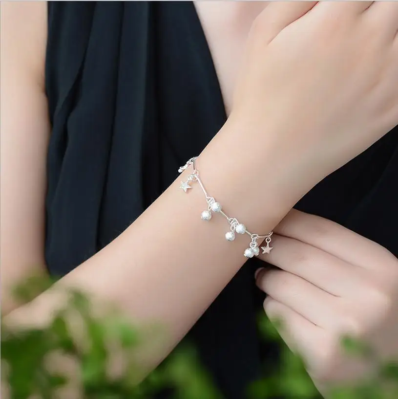 Женские матовые браслеты со звездами Everoyal браслет из серебра и 925 пробы высокого