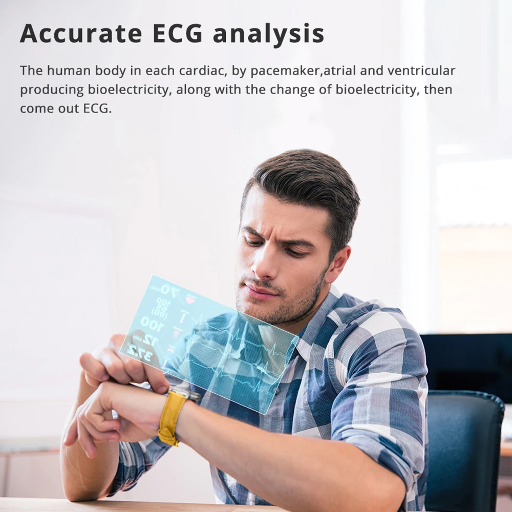Makibes BR4 ECG PPG Смарт-часы для мужчин с электрокардиограммой дисплей сердечного ритма кровяное давление смарт-Браслет фитнес-трекер Новинка часы с измерением давления часы с тонометром часы давление часы с экг