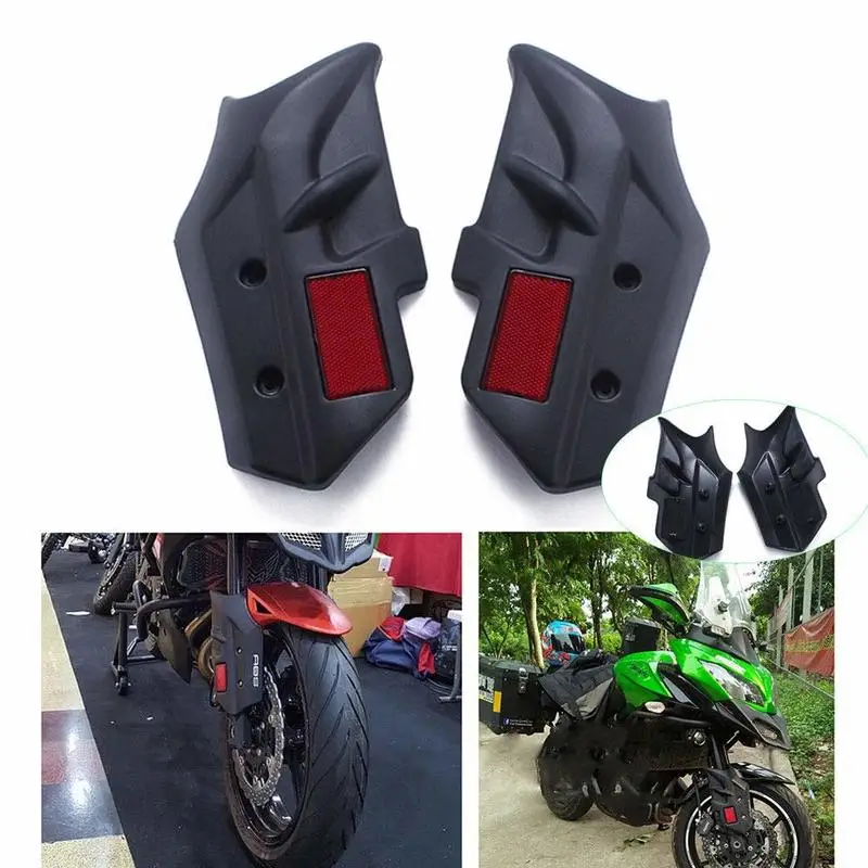 Для Kawasaki VERSYS 650 2008- Передняя Противоударная декоративная крышка ABS амортизаторы