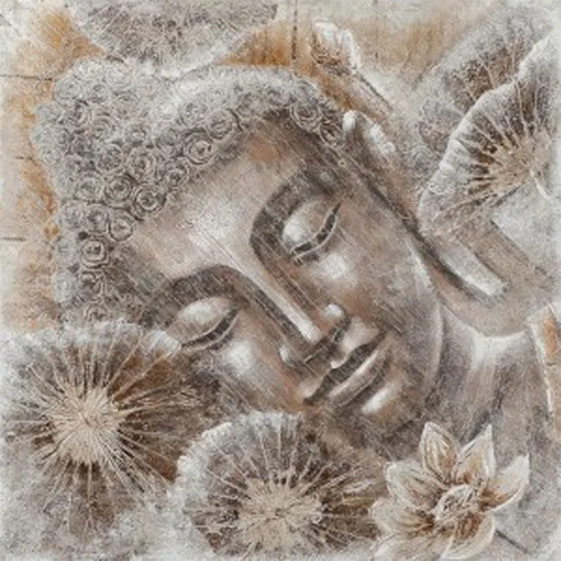 Full Square Drill 5D DIY Diamond Painting &quotBuddha flower&quot 3D Embroidery Cross Stitch Mosaic Set Home Decor Gift VIP | Дом и сад