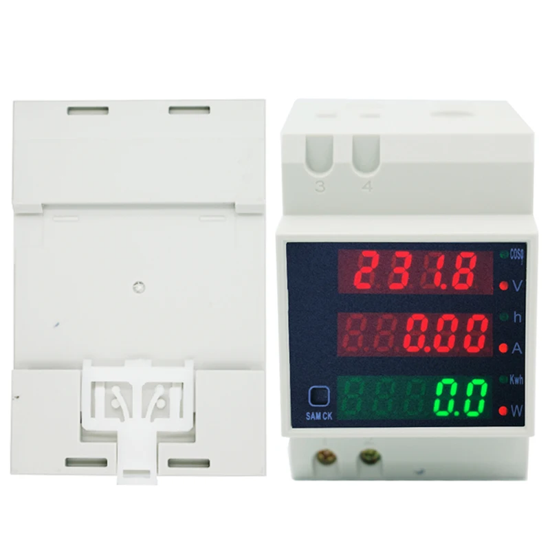 Цифровой светодиодный дисплей 5 шт./лот AC 0 а активный Ватт измеритель