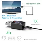 2 в 1 Bluetooth 5,0 аудио приемник и передатчик беспроводной музыкальный адаптер USB разъем питания 3,5 мм для Bluetooth мыши ТВ автомобильного радио