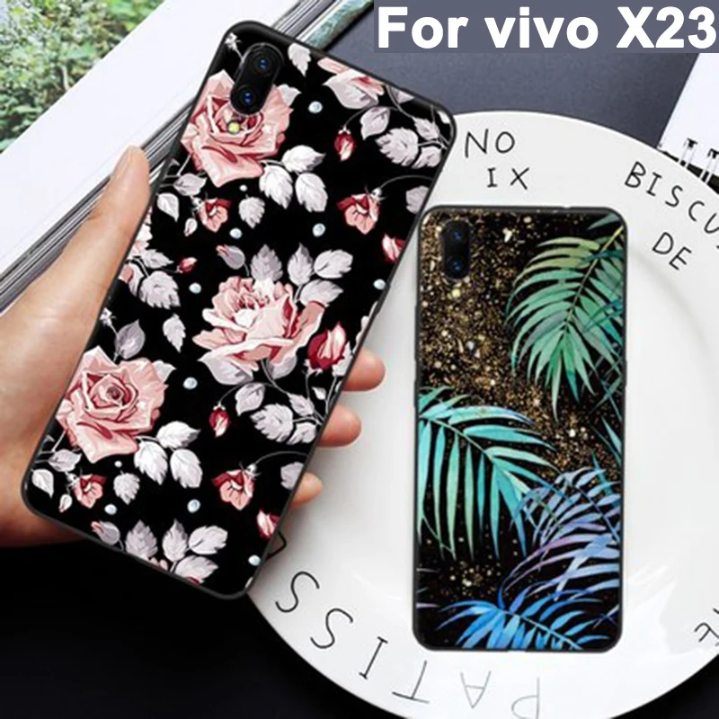 

2pcs For vivo x23 Case Cover cute cartoon Soft cases For vivo x 23 shell back cover For vivox23 coque back cover skin fundas
