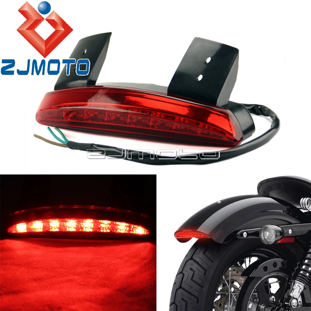 Мотоцикл светодиодный заднее крыло край хвост светильник для Harley Sportster XL1200 XL883