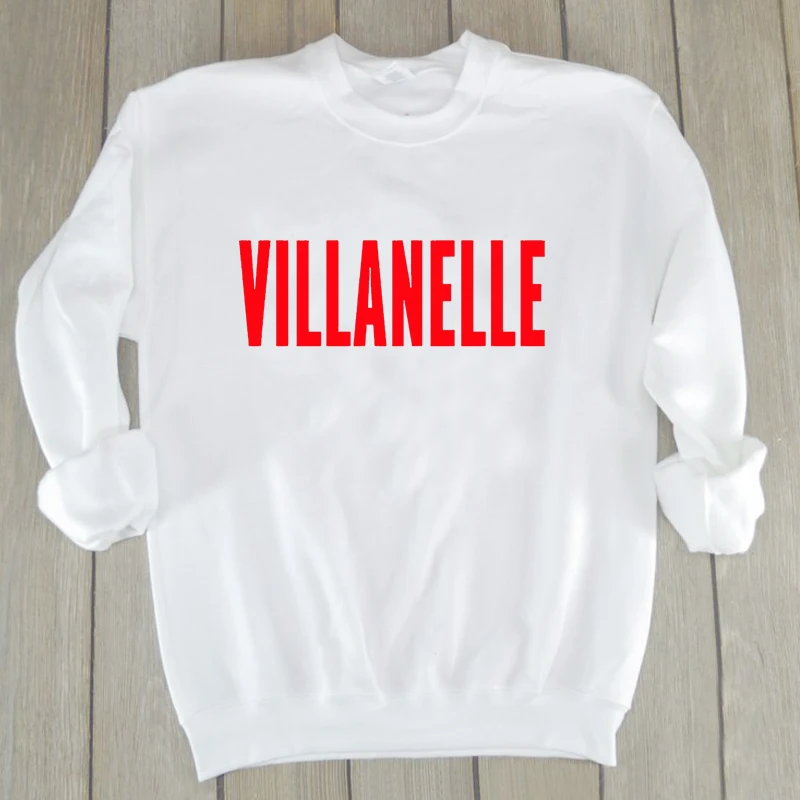 Killing Eve Villanelle Crewneck Толстовка 90 s хип хоп Harajuku пуловер с капюшоном топы с длинными рукавами для женщин уличная Прямая