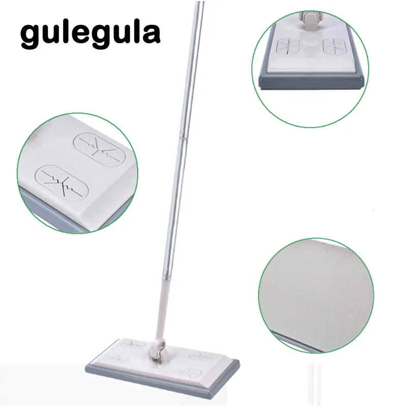 360 Household Degrees Rotatable Dust Removing Mop Antistatic Dirt Grime Hair Cleaning Detachable Flat | Дом и сад