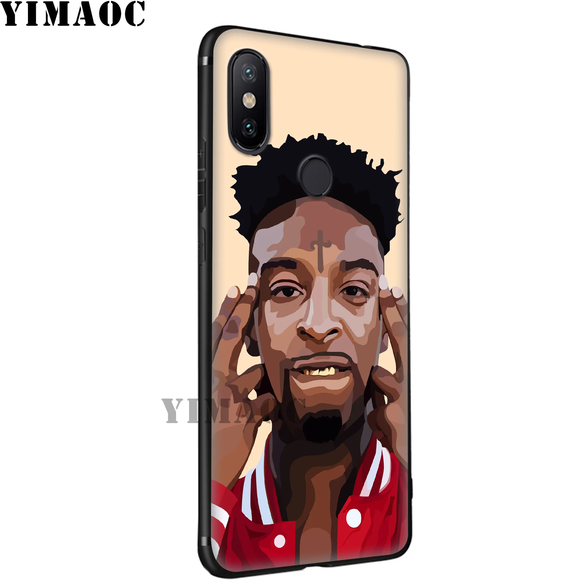 YIMAOC 21 Savage Soft Case for Xiaomi Mi 9T 9 8 Se 6 MAX 3 A1 A2 Lite MiA1 MiA2 CC9E CC9 6X 5X POCOPHONE F1 |