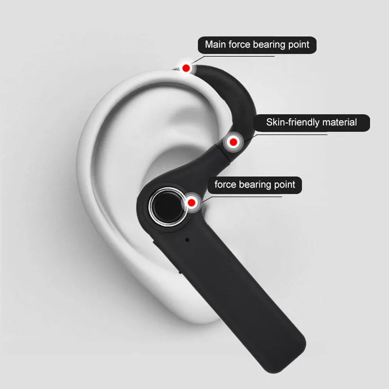 Шумоподавлением громкой связи Bluetooth наушники бизнес гарнитура Беспроводные с