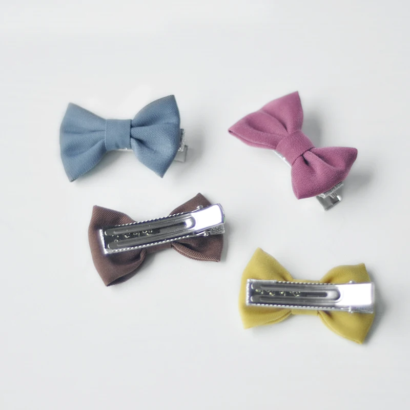 Тканевые банты заколки для волос Детские аксессуары милые головные уборы