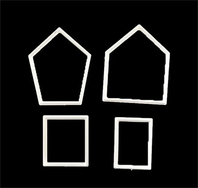 Homehow 4 шт./лот детская игрушка форма дома помадка торта 10 5x8 5/7x6 2 см пластиковые