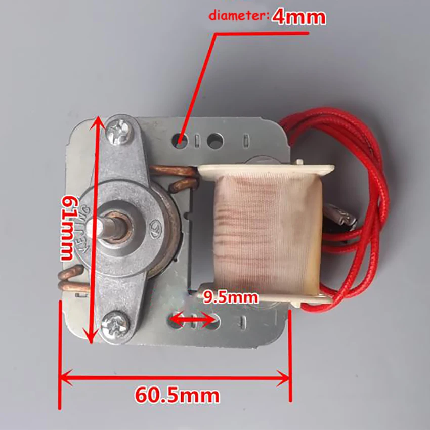 AC 220V 240MA 2700RPM микро мотор затененный асинхронный для холодильника микроволновой