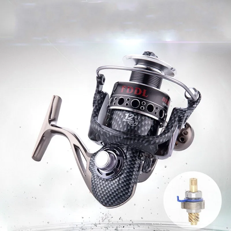 Battlesea 12000 molinete 13 + 1BB Фидер Carretilha de pesca Рыболовная катушка из нержавеющей стали для