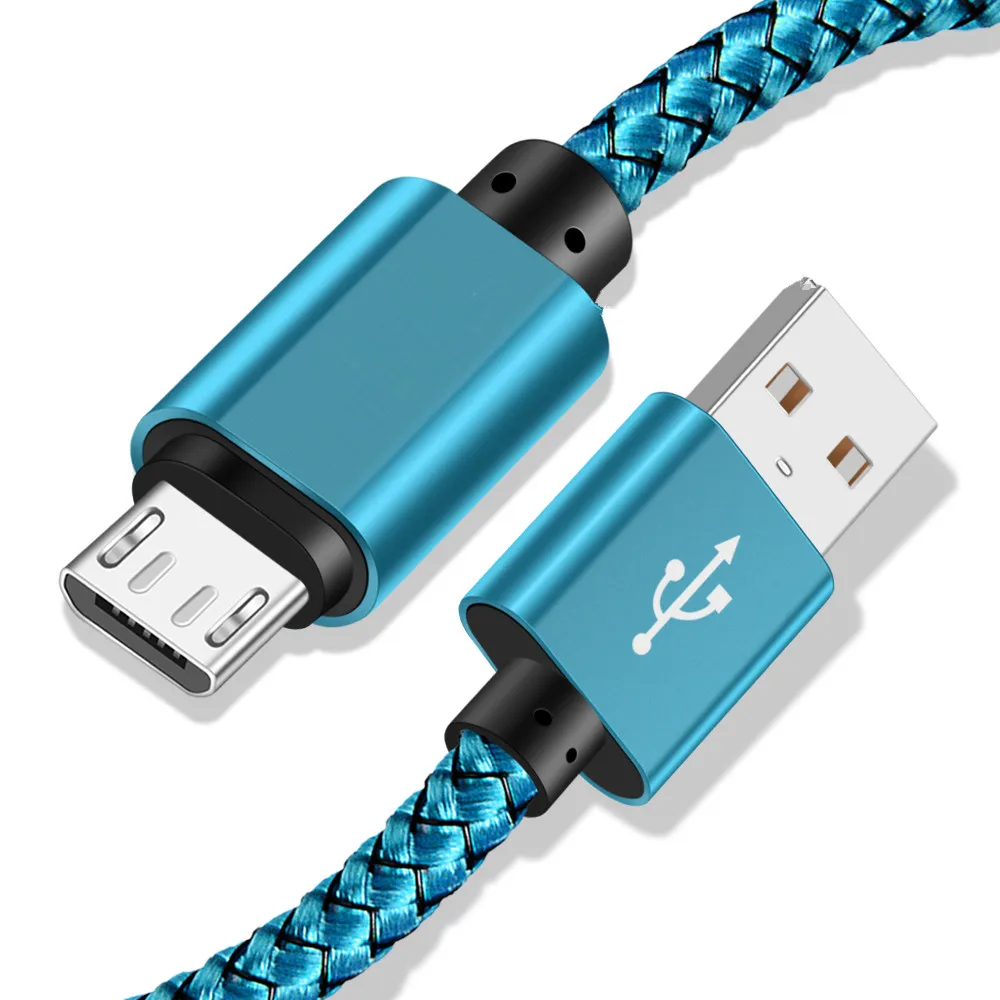 2 м Micro usb кабель для быстродействующего зарядного устройства для huawei Y5 7A honor 8X Redmi 6a примечание 6 pro для iphone 6 X мобильного телефона 8-контактный кабель для передачи данных