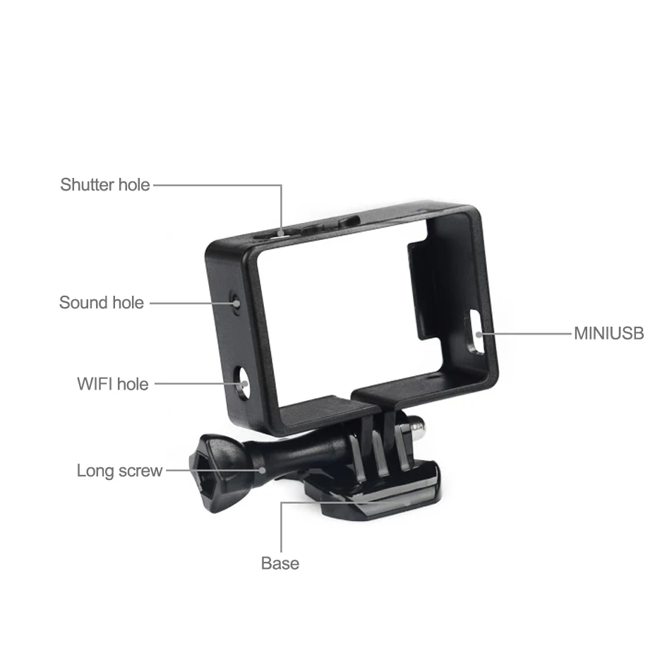 Защитный чехол-подставка с креплением для Gopro Hero3 +/4 | Электроника
