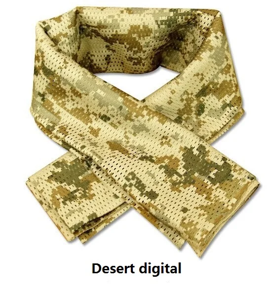 Охотничий Тактический военный Камуфляжный сетчатый шейный шарф маска с вуалью