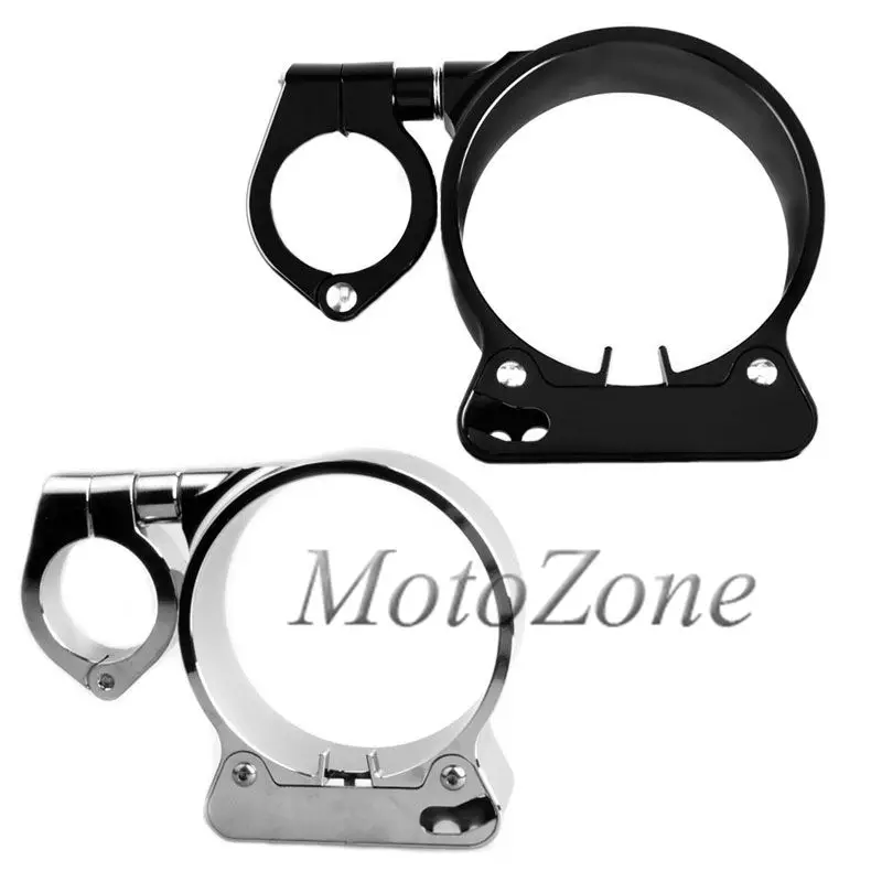 Запчасти для мотоциклов черный/хром 39 мм/16 дюймов боковое Крепление CNC кронштейн