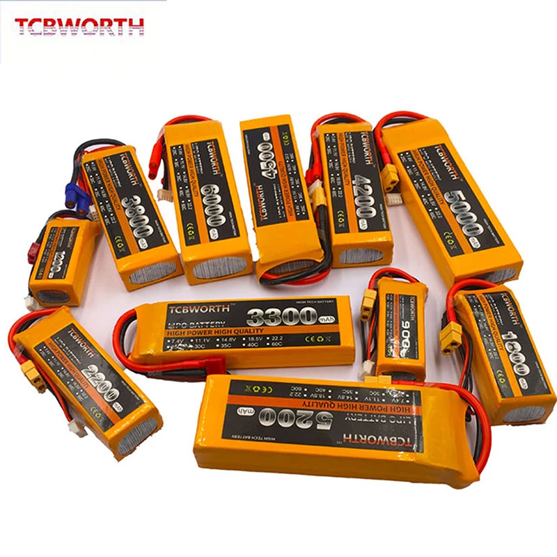 Аккумулятор LiPo 11 1 В для радиоуправляемых игрушек батарея 3S 1500 мАч 2600 3000 3800 5000 30C40C
