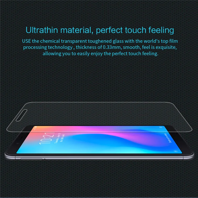 NILLKIN H закаленное стекло для XiaoMi RedMi 6 6A защитный кожух экрана пленка чехол + чистые