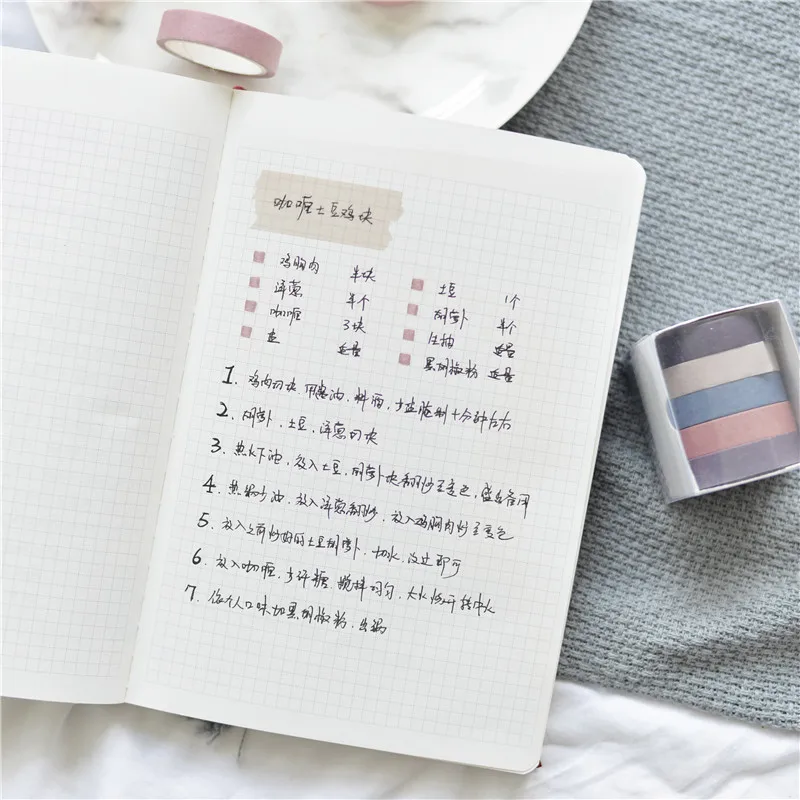 Lovedoki милый корейский сетчатый бумажный дневник планер A5 записные книжки и