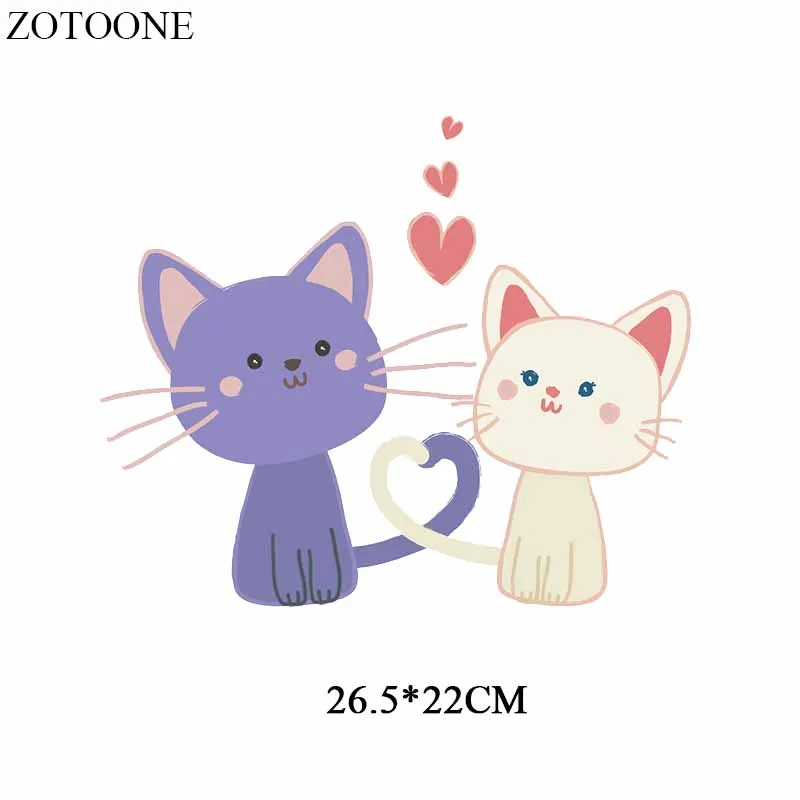 Виниловый стикер ZOTOONE для девочек одежда платья-футболки с сердечками аппликация