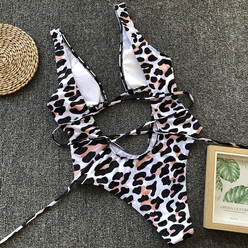 Сексуальные стринги Цельный купальник для женщин 2019 открытая спина ремень