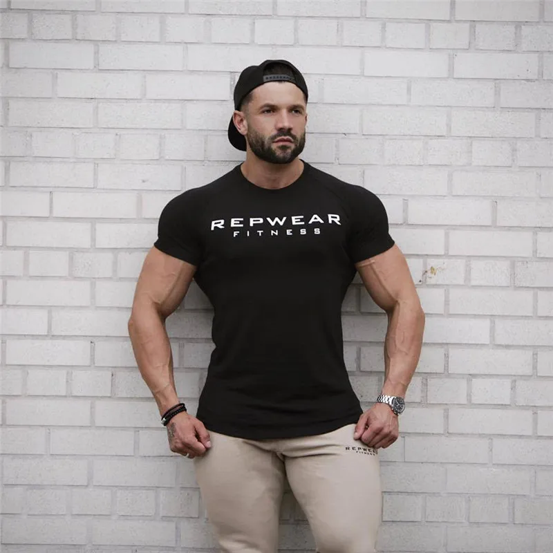 Nutaka 2018 новый бренд одежды тренажерные залы Tight футболка мужские фитнес Homme