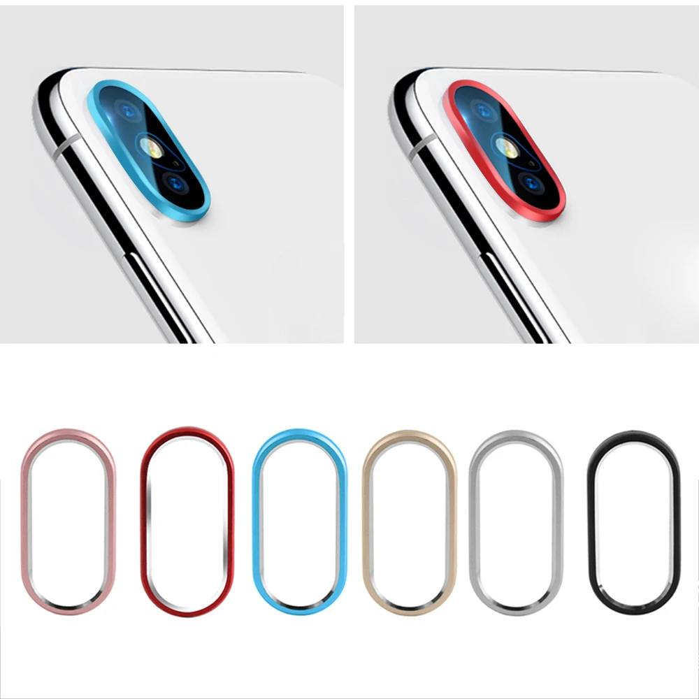Для iPhone X Xs Max XR защитное кольцо для объектива смартфона камера металлический