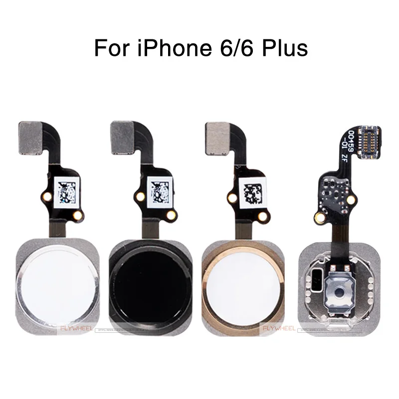 10 шт./лот кнопка Home с гибким кабелем для iPhone 6 6S Plus Menu Flex сборка запасные