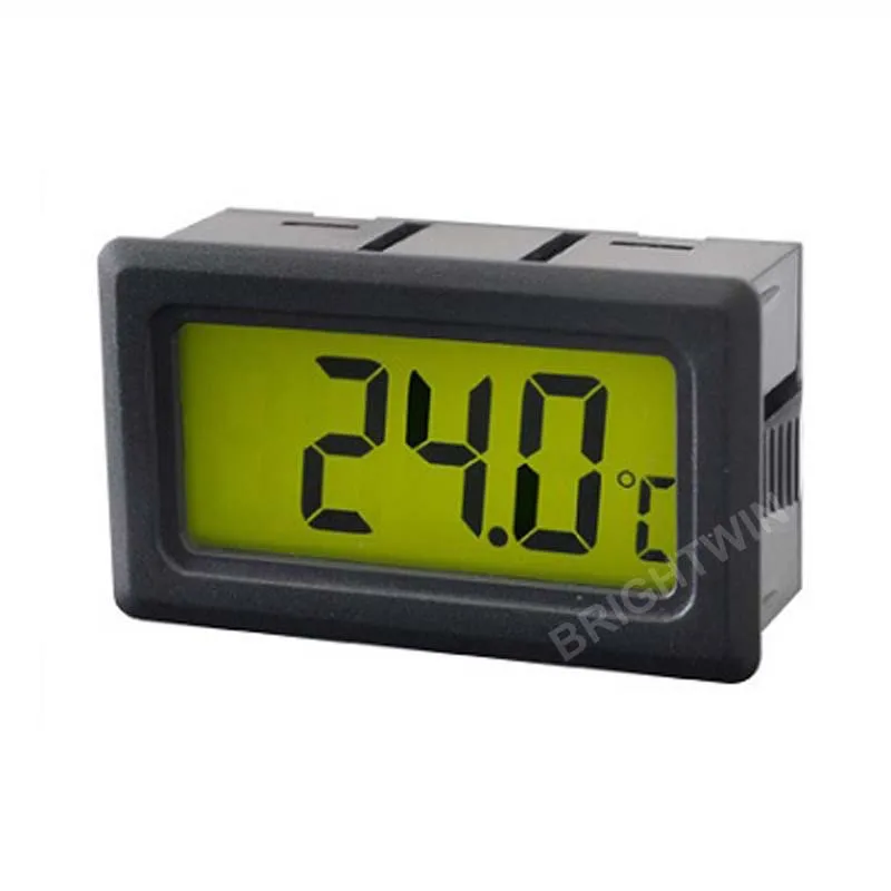 2 Units Small Size NTC Temperature Meter Panel-mounted -50 to +110 Cel Thermometer with LCD Display | Инструменты