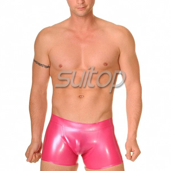 Бежевые боксеры из латекса Suitop|metal boxer|latex boxerboxer latex |