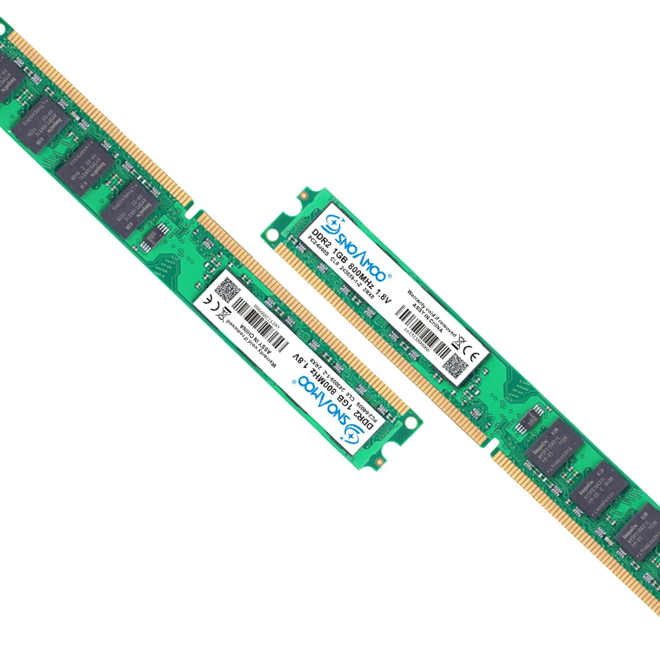 SNOAMOO Новый настольный компьютер DDR2 2 Гб ARM 667 МГц PC2-5300S 240 Pin 800 Φ 1 ГБ 4 DIMM для Intel