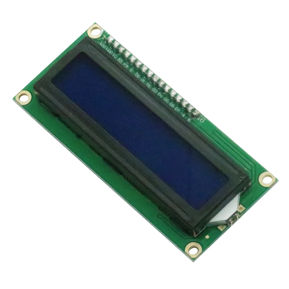 

Blue Display IIC/I2C/TWI/SPI Serial Interface 1602 16X2 Character LCD Backlight Module LCD-1602 5V For Arduino