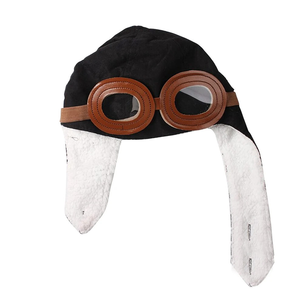 Baby Toddler Boy Girl Kids Pilot Cap Fleece Warm Hats Earflap Beanie KS-shipping | Bomber