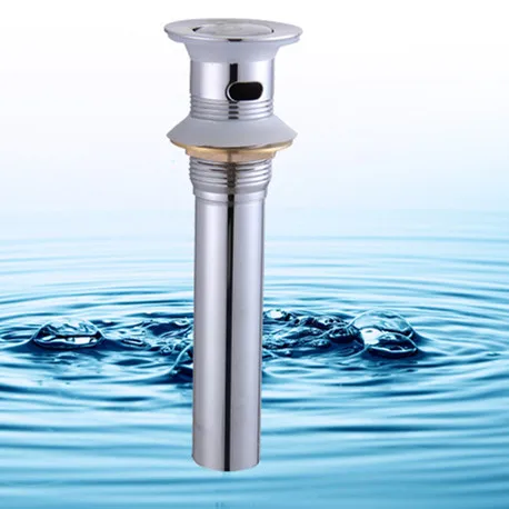

Free Shipping Stainless steel bathroom basin drain with high quality polished chrome basin sink drainer