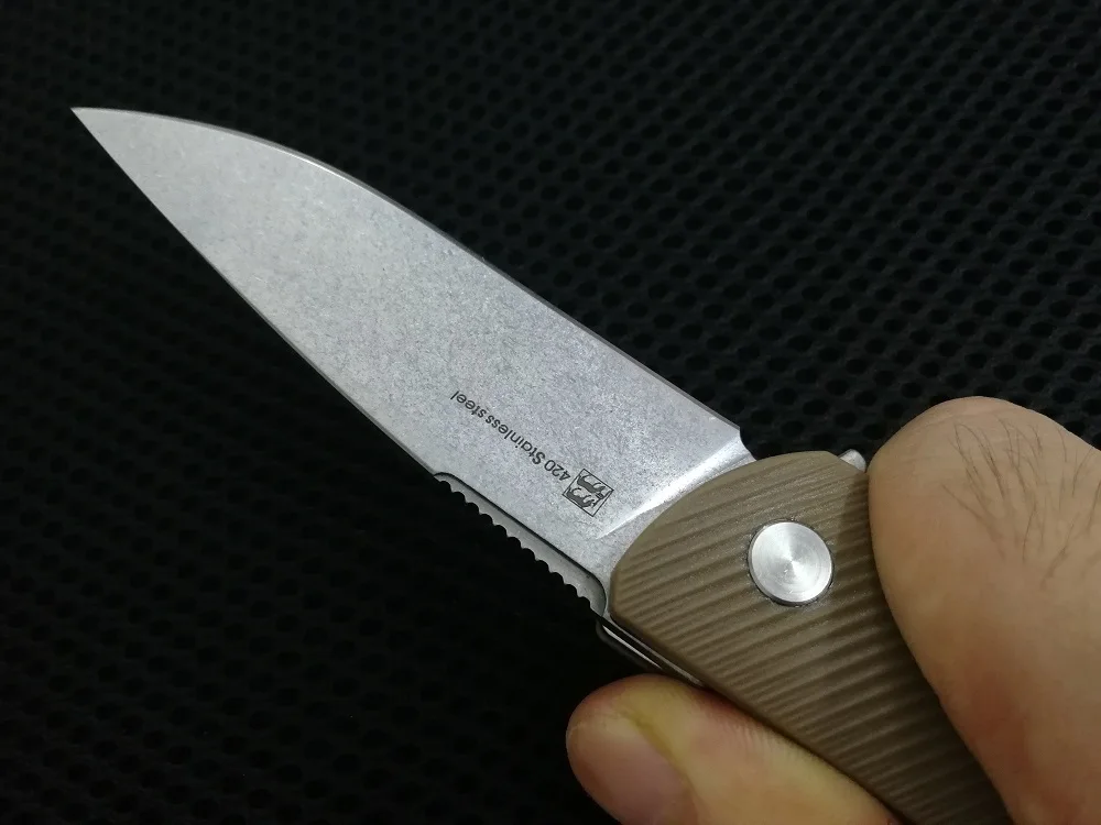 DX версия jonnyjamie бренд Speedball мини F3 EDC нож 420 лезвие из нержавеющей стали черный и коричневый FRN ручка Походный карманный нож s