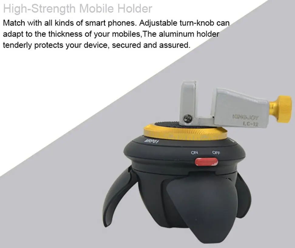 AFI MRP01 Electric Panorama 360 Rotation Time Lapse Tripod Head with Remote Control for Gopro /iPhone/SLR Camera/Selfie Stick|tripod head|rotating