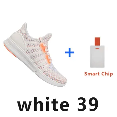 White EUR 39 Xiaomi Mijia Женская умная обувь женские профессиональные спортивные кроссовки для бега поддержка смарт чип - Цвет: White EUR 39