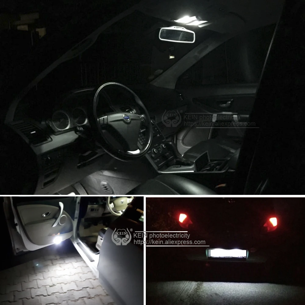 KEIN 4 шт. T10 Светодиодные W5W лампы 30smd 3014 t10 светодиодный автомобильные 194 белые
