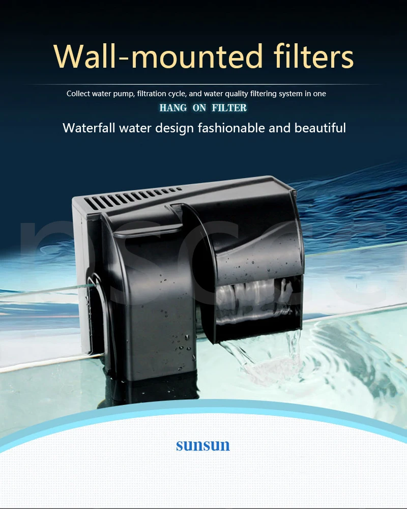 SUNSUN аквариум HBL-502 HBL-702 Fish tank Биохимический фильтр/sunsun водопад, висит на тип многофункциональный фильтр
