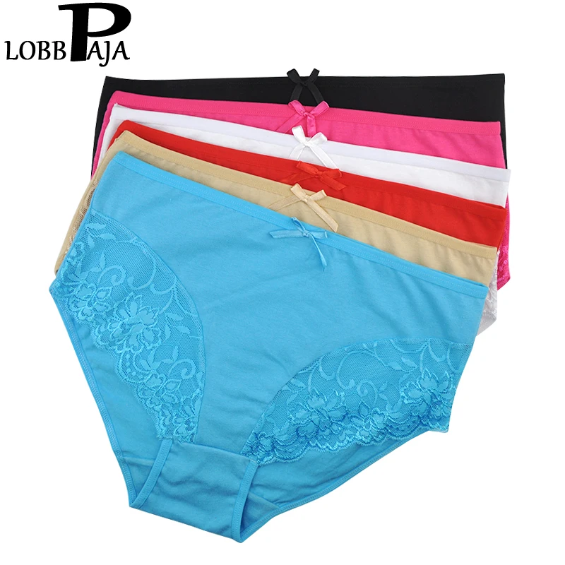 6 шт./партия женские хлопковые трусы с завышенной талией|ladies panties|plus pantiespanties plus |