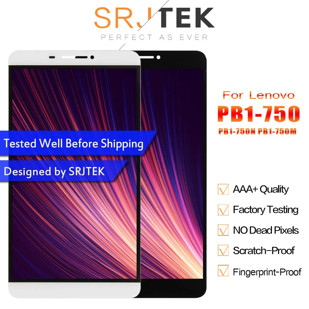

Srjtek For Lenovo PHAB 6.98 PB1-750N PB1-750M PB1-750 HGEHQY3H Touch Screen Digitizer Sensor LCD Display Matrix Assembly Parts