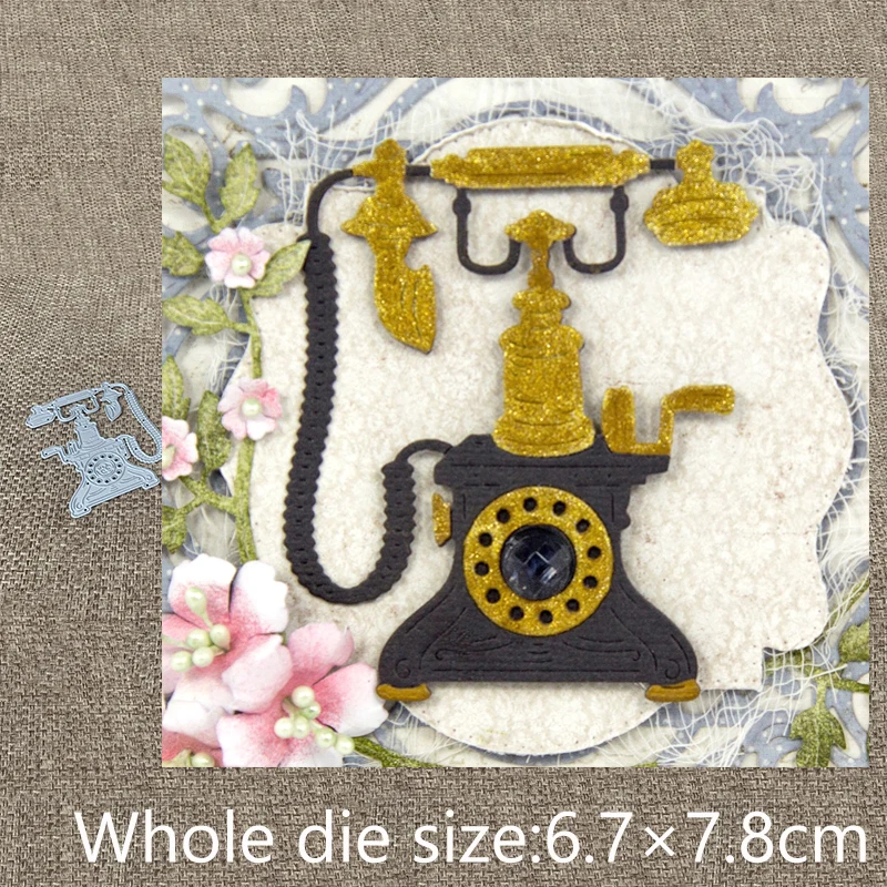 Металлическая высечка XLDesign ретро украшение для телефона альбом скрапбукинга