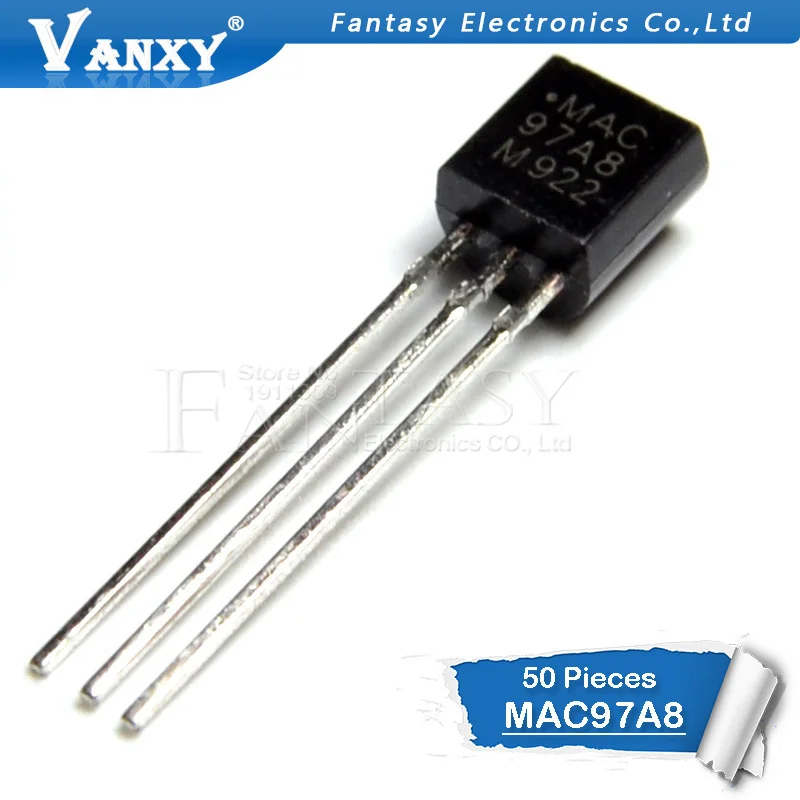 50CS MAC97A8 TO-92 97A8 TO92 MAC97A6 97A6 darlington | Электронные компоненты и принадлежности