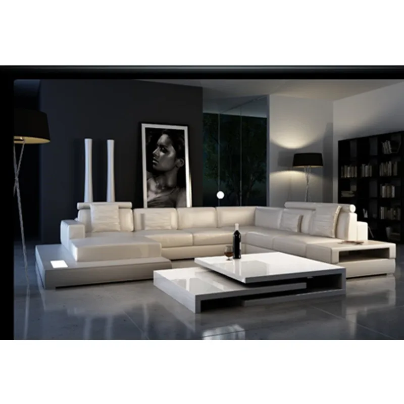 Современный кожаный диван для гостиной|leather sofa|leather sofa sofasofa |
