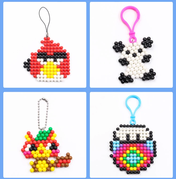 DOLLRYGA набор бусин «сделай сам» 3D Cuentas Хама бусины 5 мм 4400 шт. Pegboard Aqua perlen пазл для детей браслет Ткацкая лента подарок для девочки