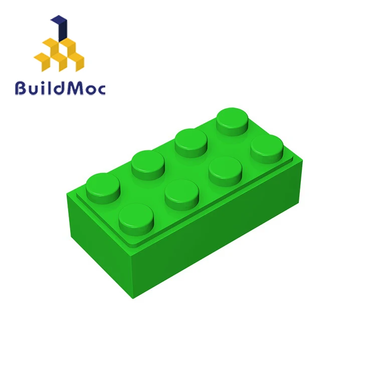 BuildMOC совместимые сборы частицы 3001 2x4 для строительных блоков детали сделай сам