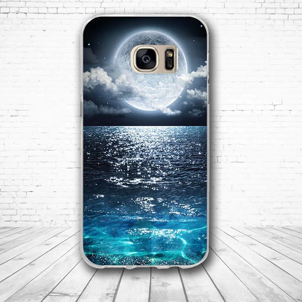 Чехол для Samsung Galaxy S7 силиконовый чехол ТПУ задняя крышка 3D Капа Fundas G930F G930FD G930W8